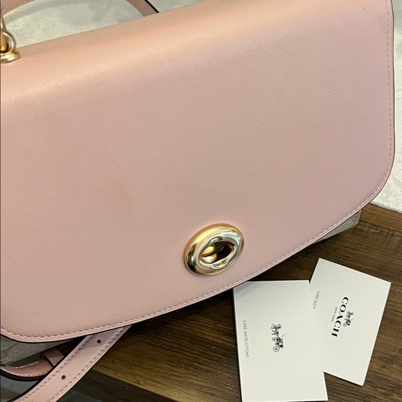Coach Blush Pink and Beige Shoulder Bag main image 4